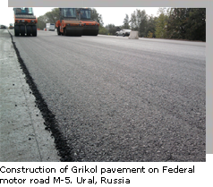 Grikol pavement Ural